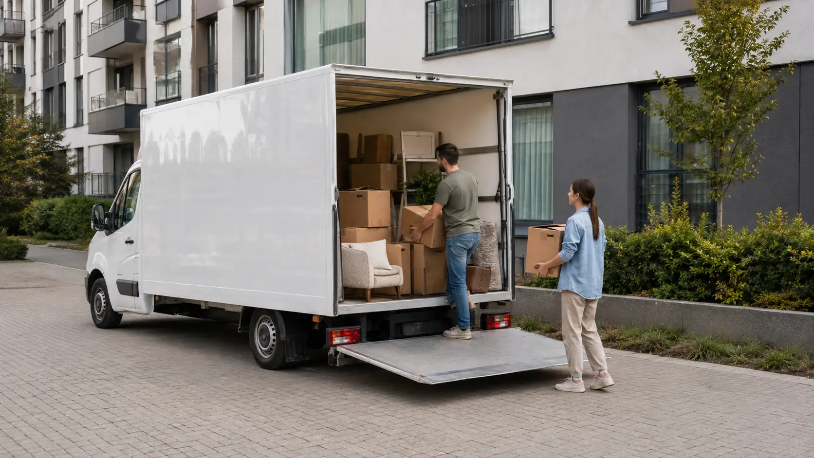 Klienci samodzielnie przeprowadzają się wynajętym samochodem Kamil Transport